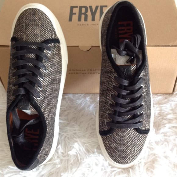 Fry Gia Canvas Low Lace Sneakers - Picture 5 of 12